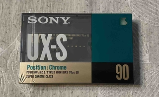 Sony UX-S 90 perces, króm alapanyagú magnókazetta