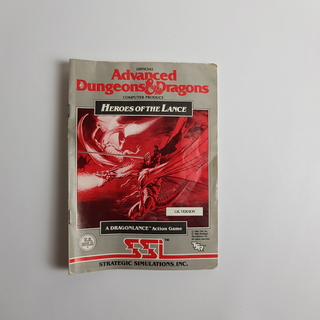 Advanced Dungeons & Dragons: Heroes of the Lance játék kézikönyve